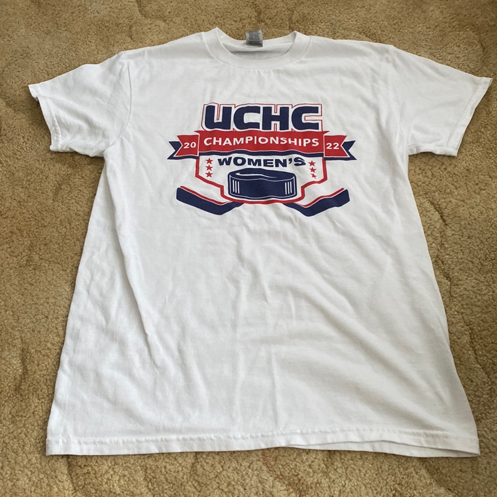 Unisex Size Small Womens Championship Hockey Tee Shirt